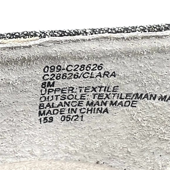 Cliffs By White Mountain Womens Clara Pewter Silver Grey Ballet Flats Shoes 8M - Picture 13 of 14